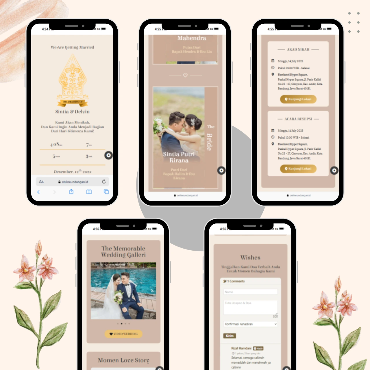 Tema Undangan Digital Elegant 04 - 3